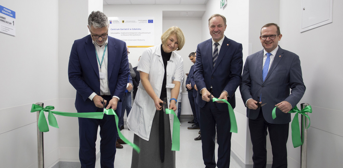 Otwarcie Centrum Geriatrii w Gdańsku (fot. UCK/Sylwia Mierzewska)