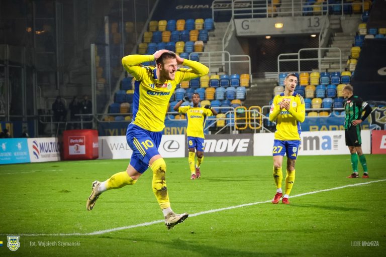 Karol Czubak w barwach Arki Gdynia (fot. Wojciech Szymański/arka.gdynia.pl)