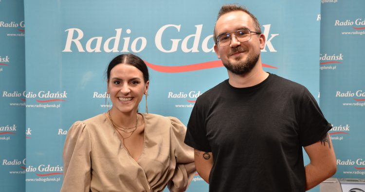 Gosia Siedlik i Filip Jędruch (fot. Radio Gdańsk/Michał Pacześniak)