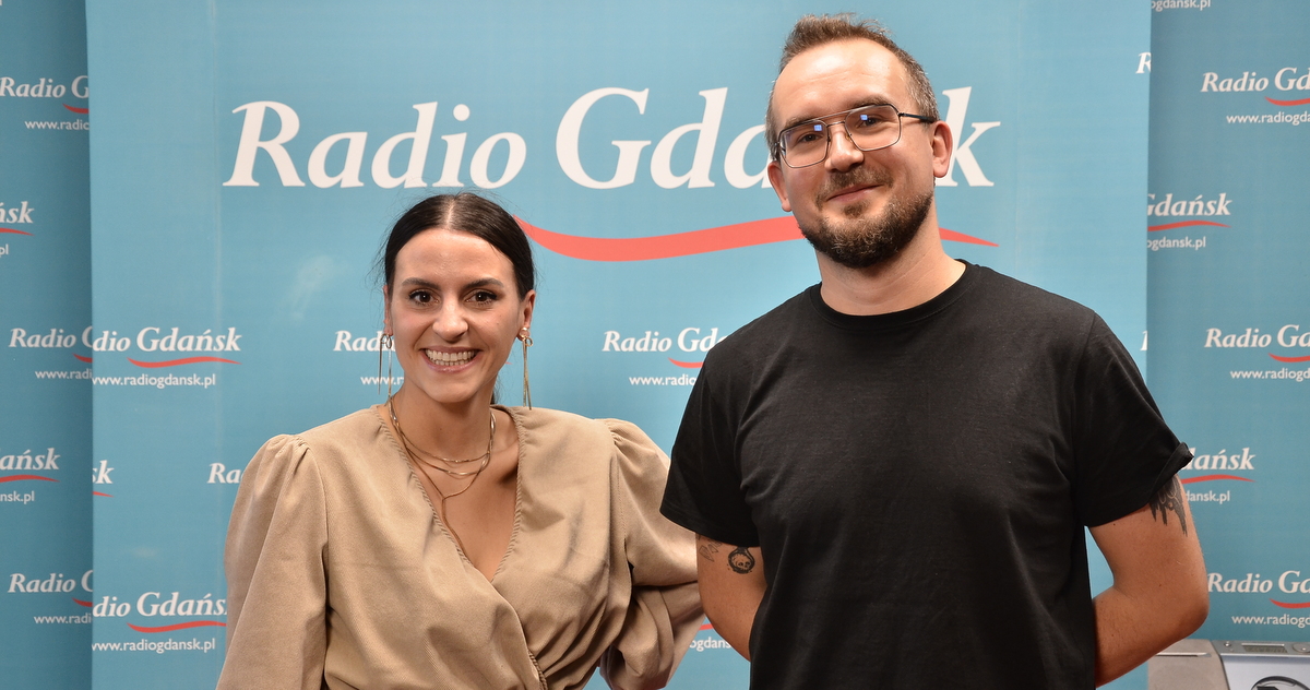 Gosia Siedlik i Filip Jędruch (fot. Radio Gdańsk/Michał Pacześniak)