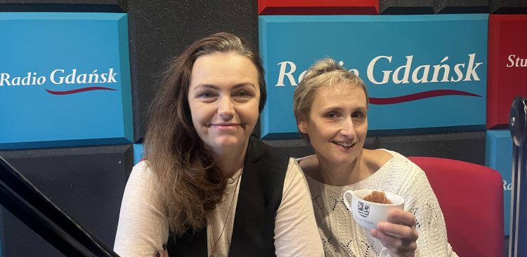 Anna Ligęza oraz Olga Blumczyńska (fot. Radio Gdańsk/Joanna Merecka-Łotysz)