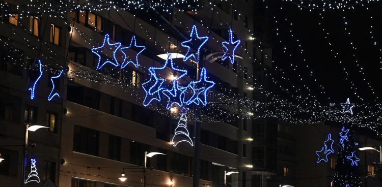 Świąteczne iluminacje w Gdyni (fot. gdynia.pl/Michał Puszczewicz)