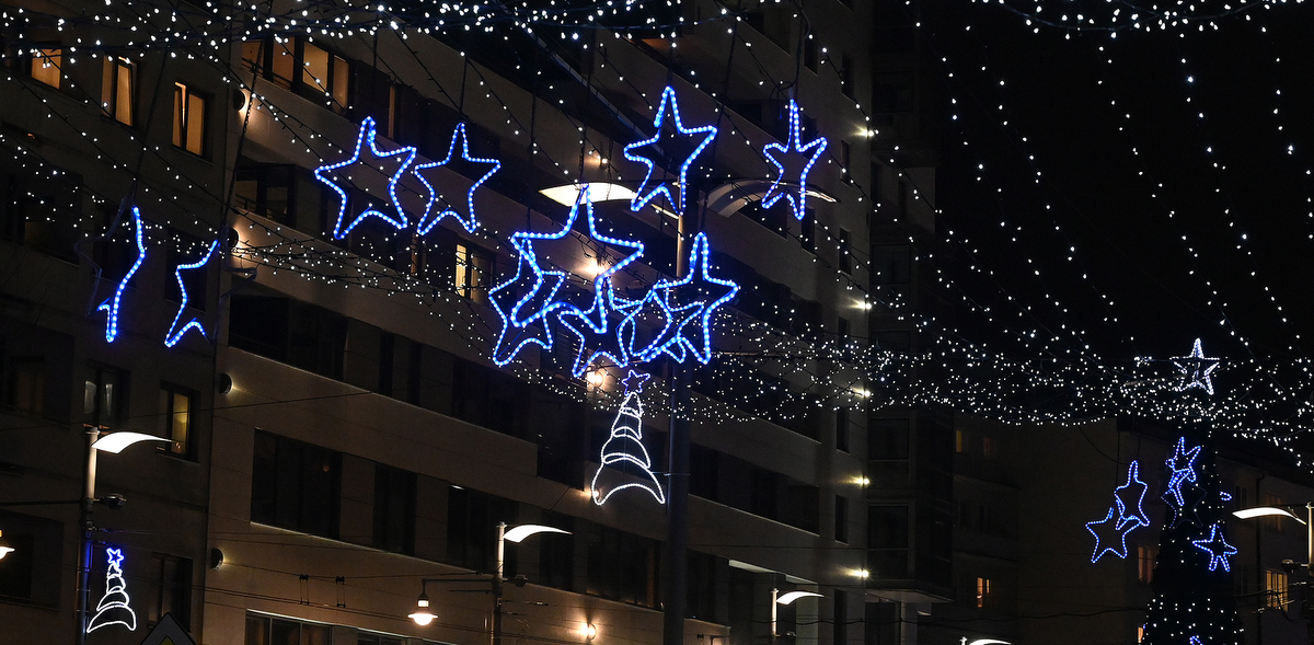 Świąteczne iluminacje w Gdyni (fot. gdynia.pl/Michał Puszczewicz)