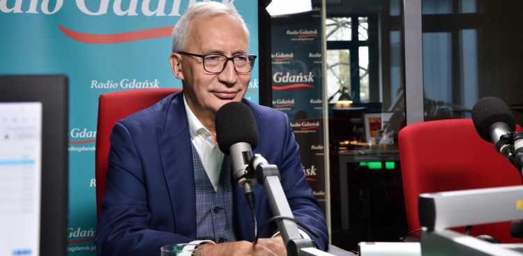 Kazimierz Smoliński, poseł PiS w studiu Radia Gdańsk (fot. Radio Gdańsk/Piotr Puchalski)