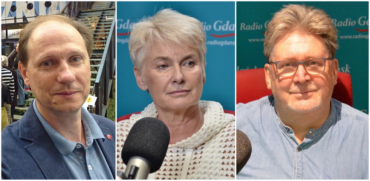 Piotr Leszczyński, Dorota Sobieniecka i Michał Szulc (fot. archiwum prywatne, Radio Gdańsk)