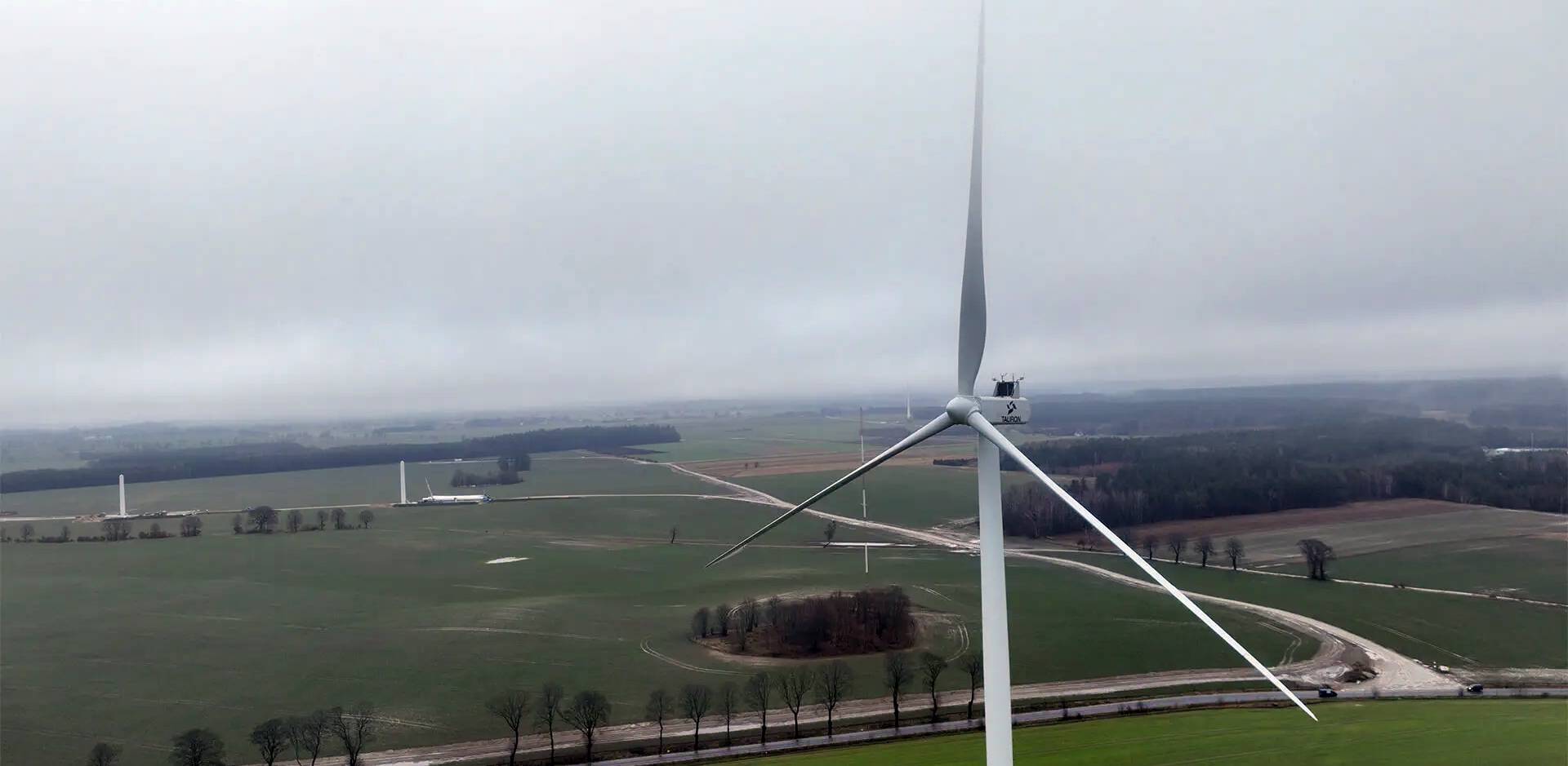 Farma wiatrowa Warblewo (fot. mat. pras. Tauron)