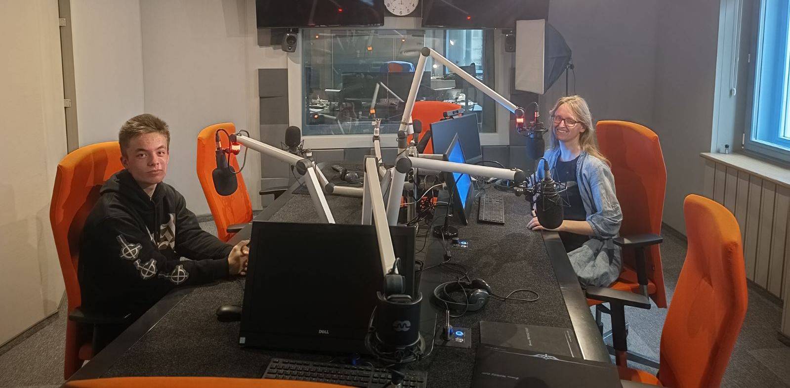 Gościem audycji jest Maks, 14-letni opiekun ptaszników - jadowitych pająków (Fot. Radio Gdańsk)