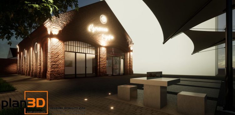 Wizualizacja Czerwonej Szopy w Ustce. (fot. UM Ustka)