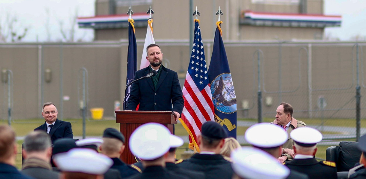 Władysław Kosiniak-Kamysz podczas otwarcia bazy antyrakietowej w Redzikowie (Fot. MON)