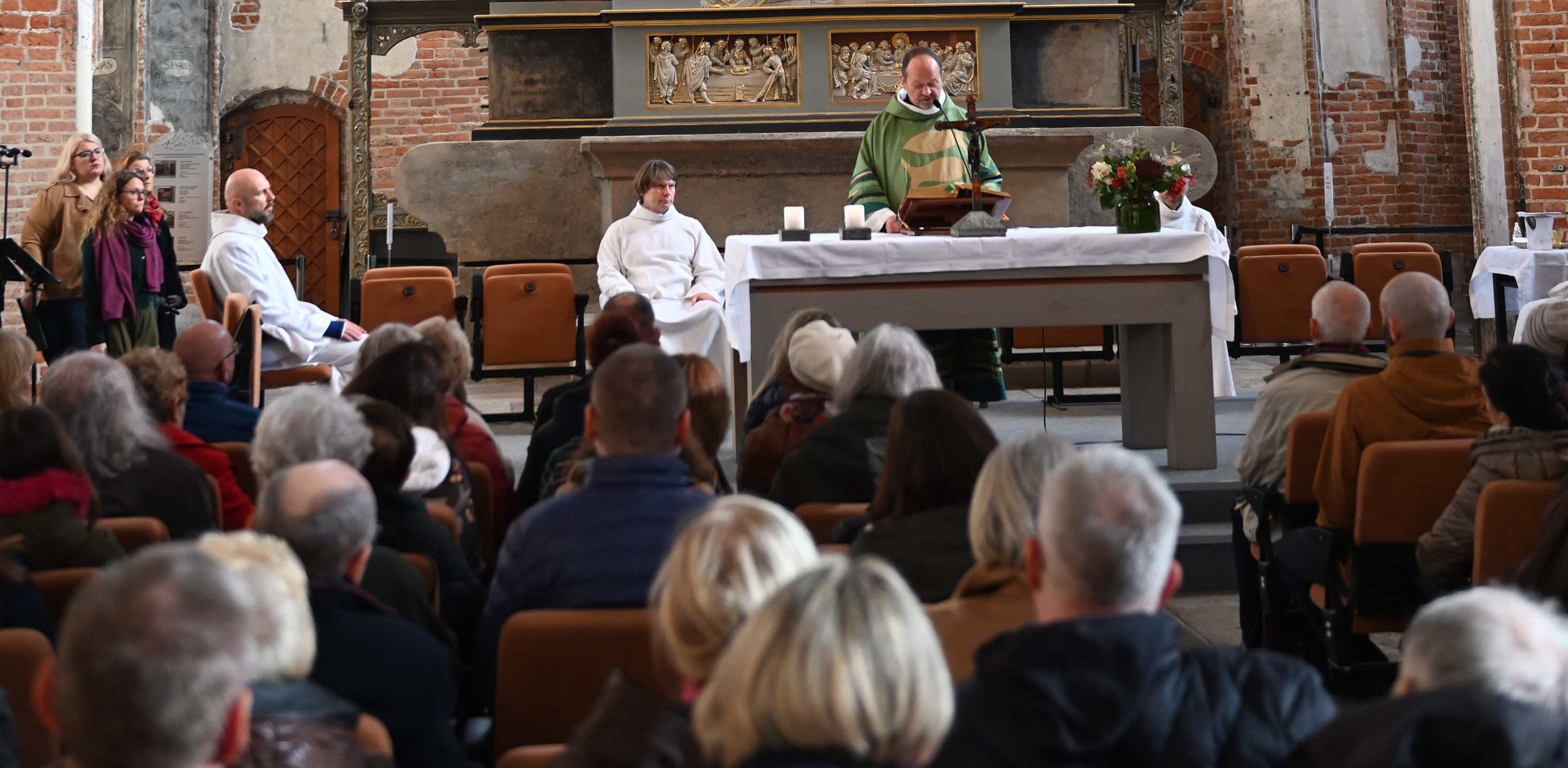 Mszę św. odprawi ks. Krzysztof Niedaltowski (Fot. KFP/Andrzej J. Gojke)