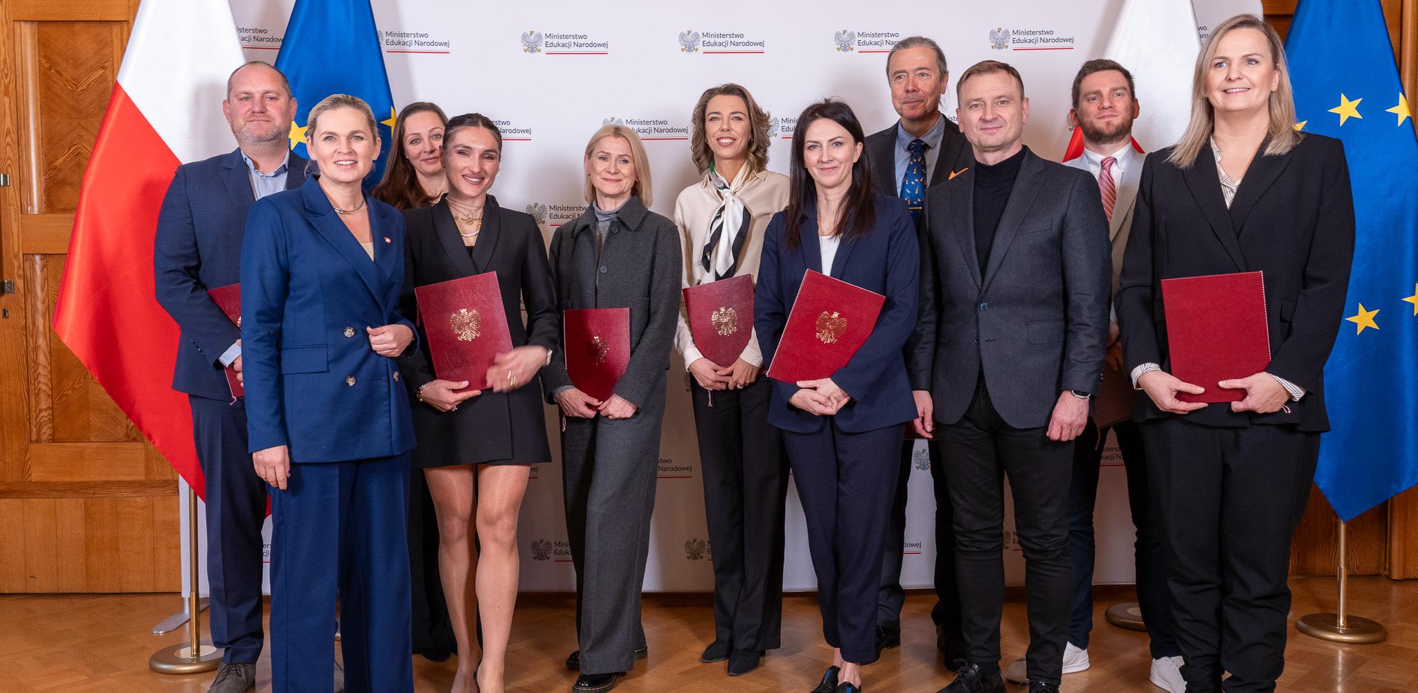 Zespół ds. opracowania nowej podstawy programowej zajęć WF (fot. mat. pras.)