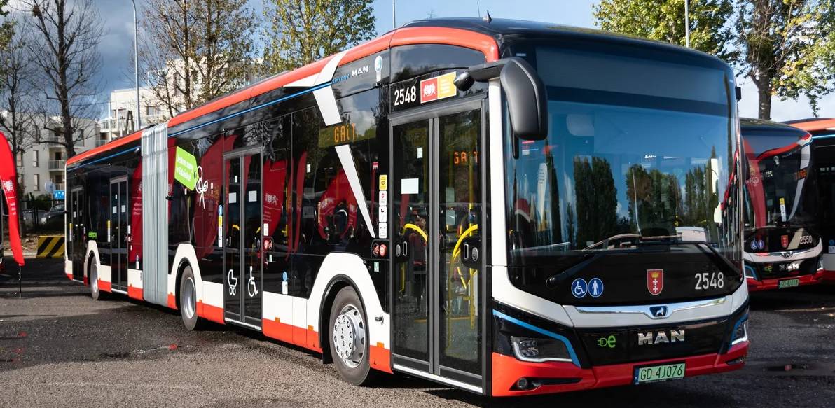 Gdańskie Autobusy i Tramwaje uzyskały 100 procent dofinansowania wartości netto za zakup 18 autobusów elektrycznych (fot. UM Gdańsk)