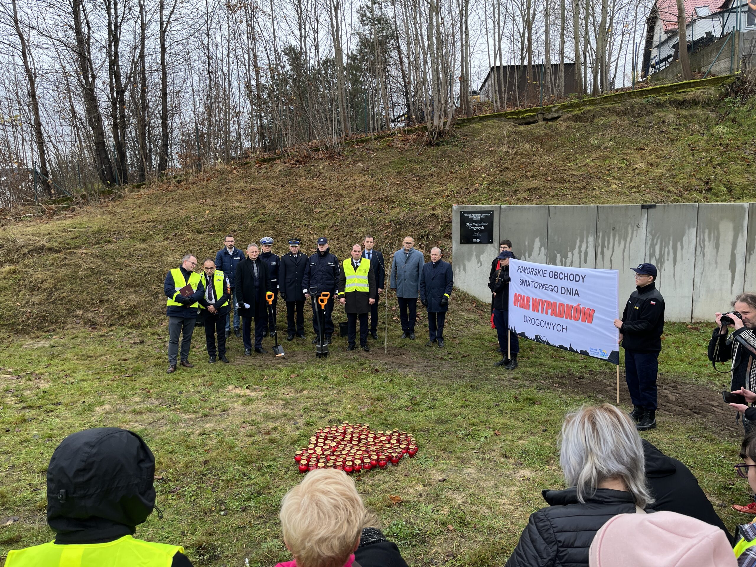 Dzień Pamięci Ofiar Drogowych (Fot. Radio Gdańsk/Robert Groth)