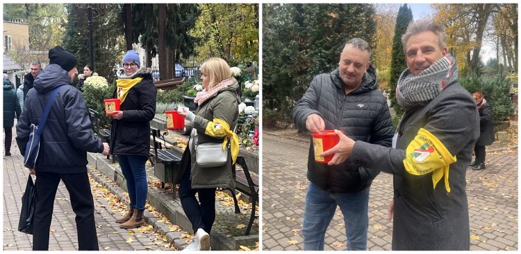 Kwesta na słupskich cmentarzach (fot. Radio Gdańsk/Joanna Merecka-Łotysz)