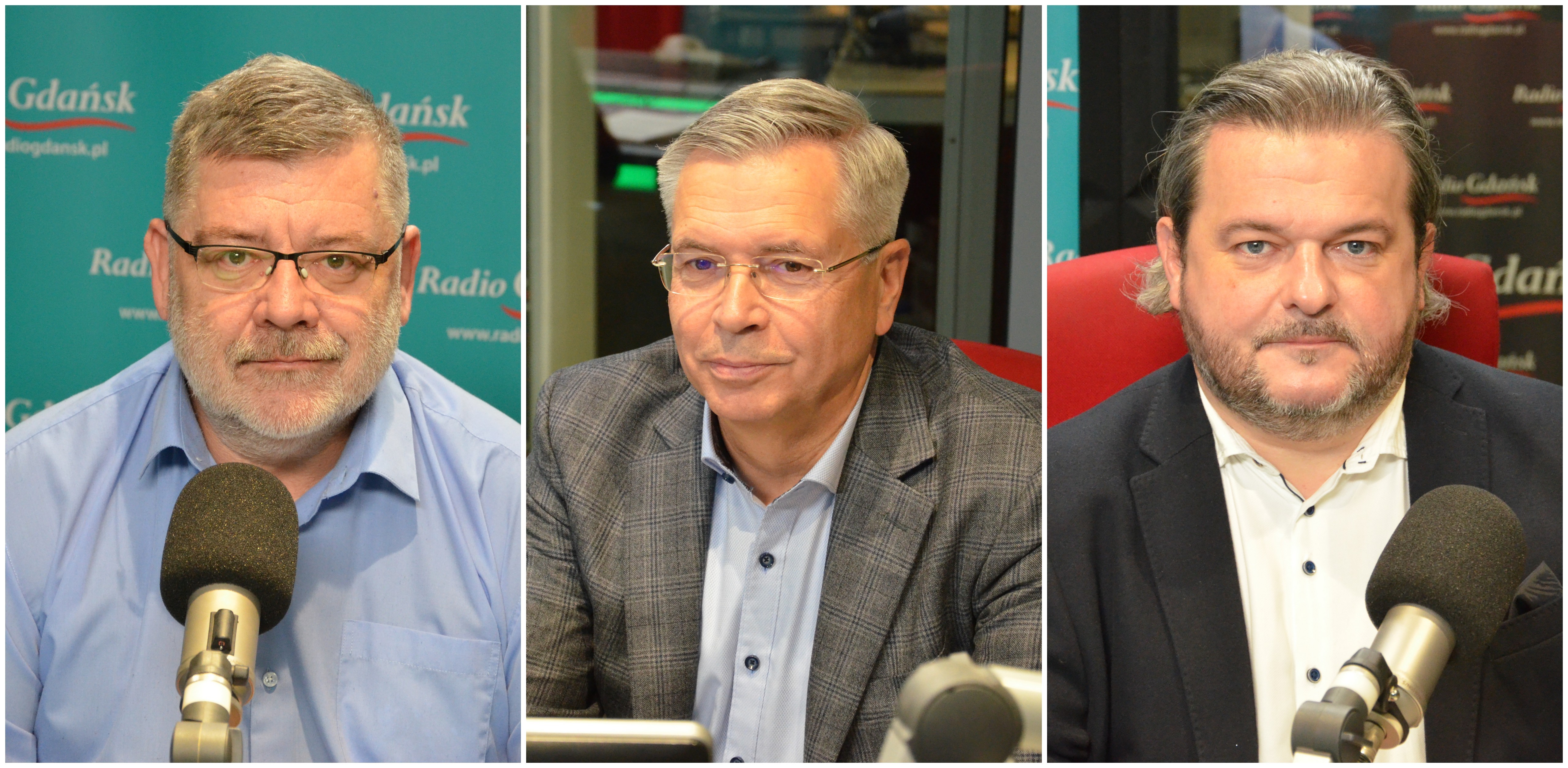 Andrzej Chmielecki, Marek Głuchowski, Paweł Orłowski (fot. Radio Gdańsk/Adrian Kasprzycki)