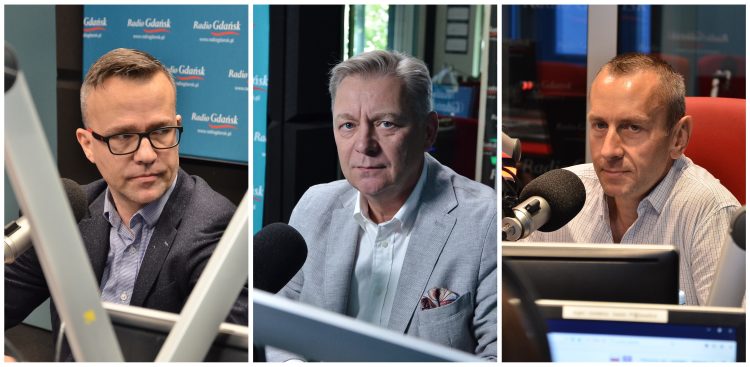 Tomasz Limon, Roman Walasiński oraz Rafał Dadej (fot. Radio Gdańsk)