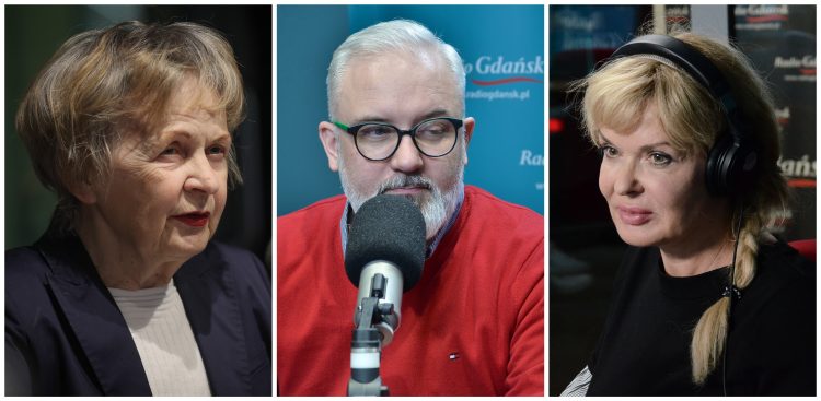 Prof. Anna Zielińska-Głębocka, Robert Raszczyk, Magda Gacyk (fot. Radio Gdańsk)