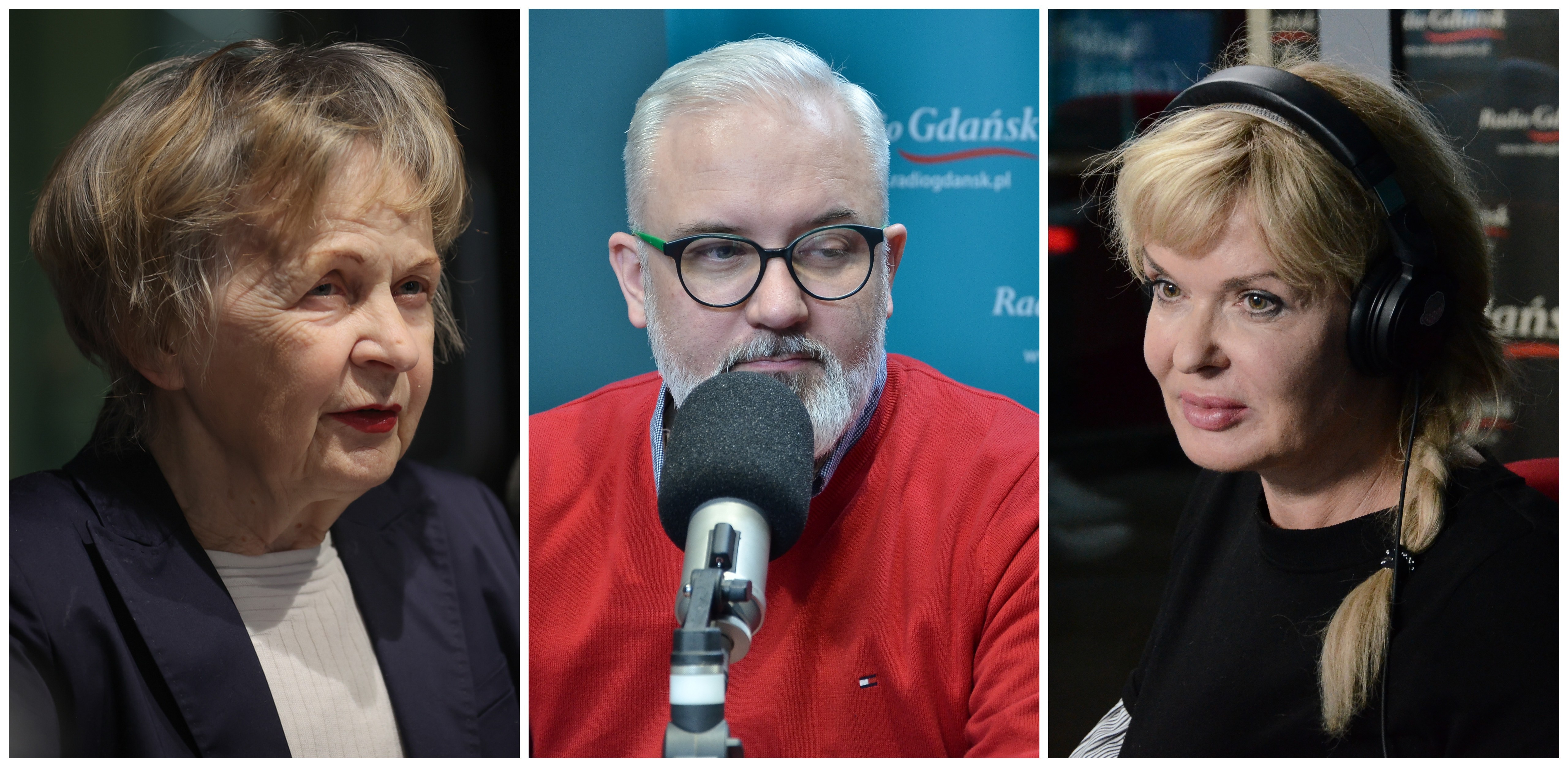 Prof. Anna Zielińska-Głębocka, Robert Raszczyk, Magda Gacyk (fot. Radio Gdańsk)