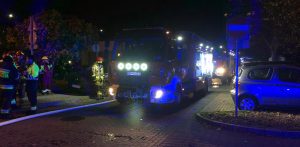 Gdańsk. Pożar mieszkania w bloku przy ul. Pomorskiej - 03.11.2024 r. (fot. KM PSP w Gdańsku)