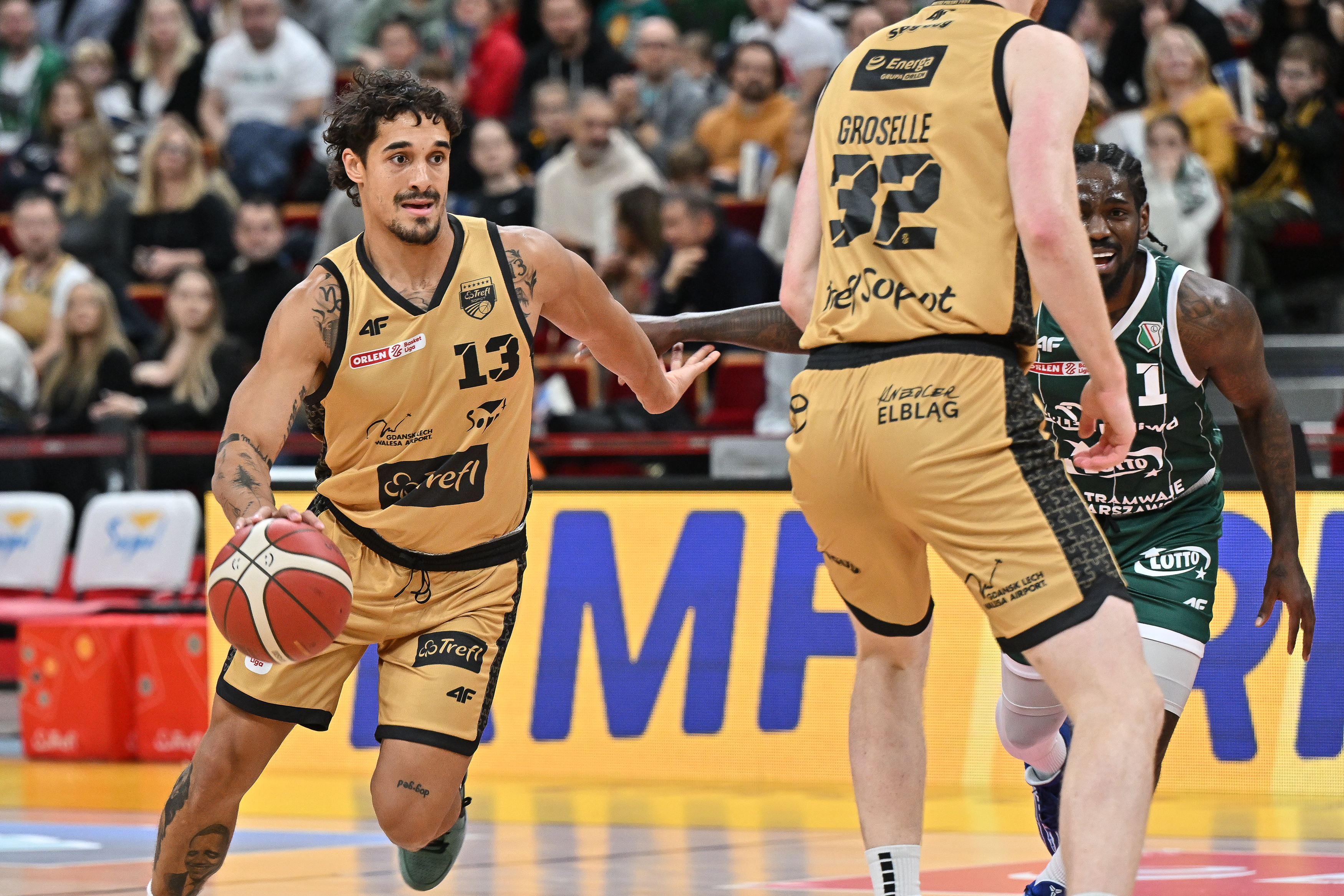 Ergo Arena Gdañsk/Sopot. Trefl Sopot vs Legia Warszawa 75 : 109. 15.12.2024 fot. Jerzy Bartkowski / KFP