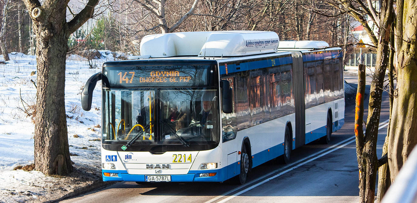 Autobus linii 147 (fot. archiwum ZKM Gdynia)