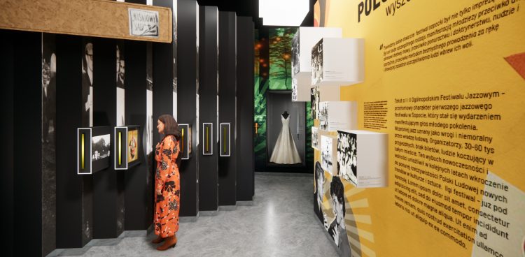 Wizualizacja wystawy "Opera Leśna - Muzyczne serce Polski" (fot. sopot.pl)