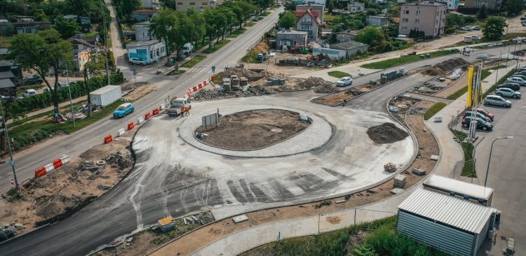 Rozbudowa ulicy Unruga w Gdyni (fot. ZDIZ Gdynia)