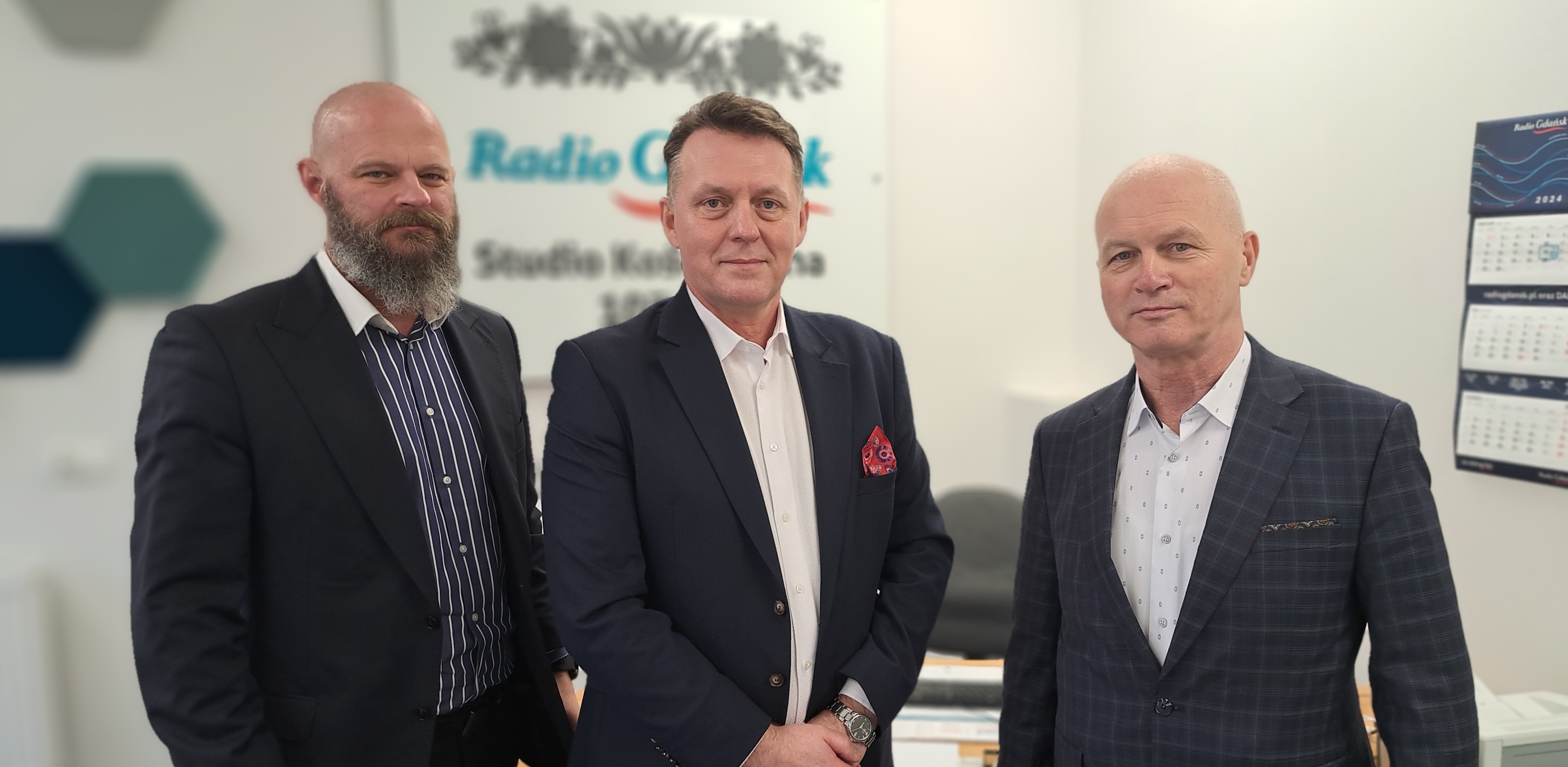 Jacek Pauli, Piotr Laska i Ireneusz Gospodarek (fot. Radio Gdańsk/Grzegorz Armatowski)