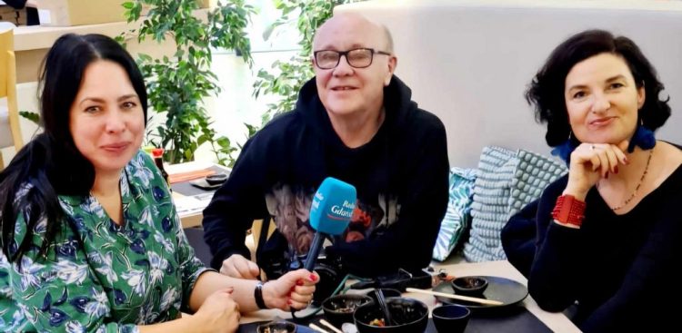 Katarzyna Bellingham, Włodzimierz Raszkiewicz, Klara Łojko (fot. Radio Gdańsk)
