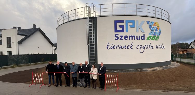 Zbiornik wody w Bojanie może zmagazynować 1000 metrów sześciennych wody (fot. Radio Gdańsk/Robert Groth)