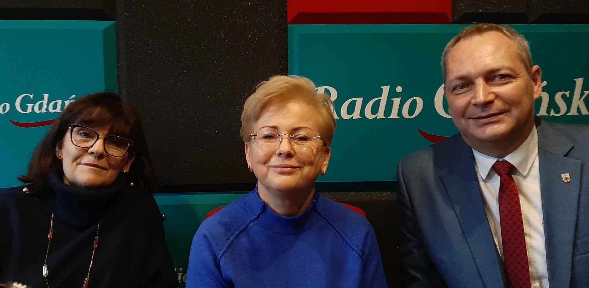Barbara Dykier, Elżbieta Rokita i Rafał Teterka (fot. Radio Gdańsk/Przemysław Woś)