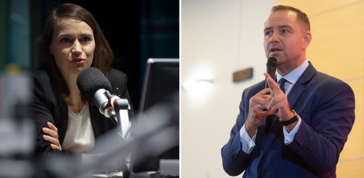 Agnieszka Pomaska skierowała do prokuratury pismo ws. umowy podpisanej przez Karola Nawrockiego (Fot. Radio Gdańsk/Roman Jocher ; KFP/Paweł Marcinko)