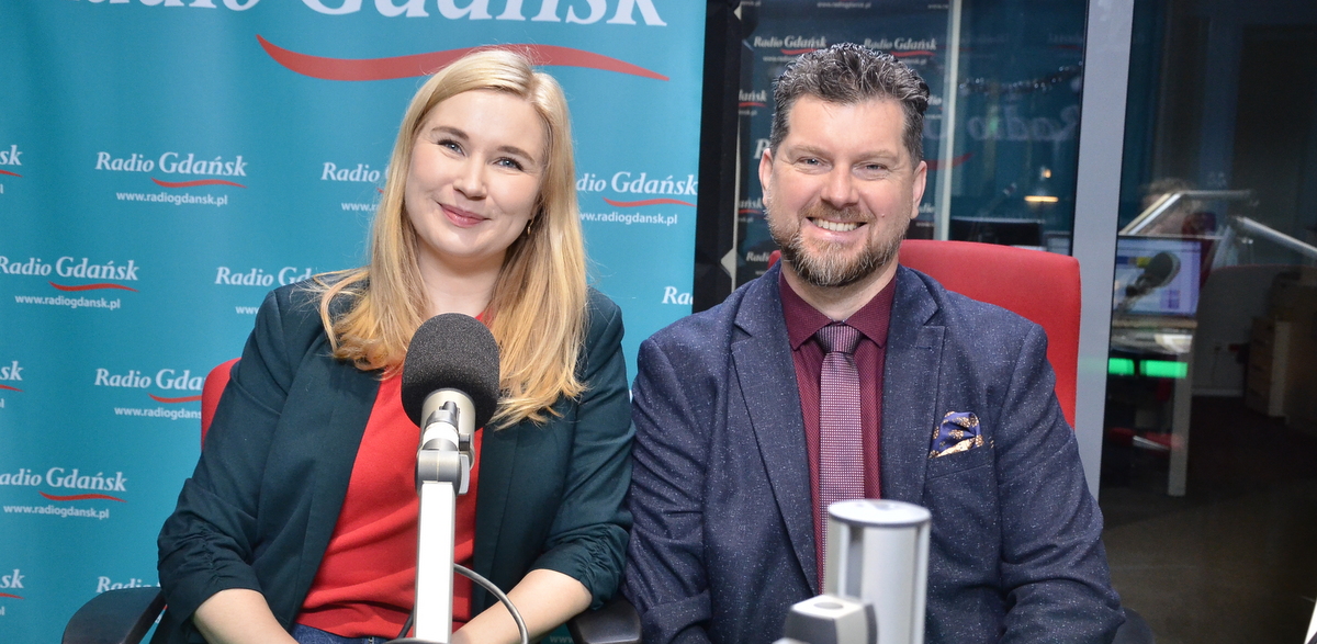 Marta Bańka i Sebastian Kozłowski (fot. Radio Gdańsk)