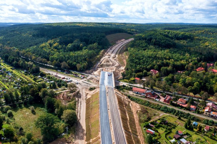 Budowa S6 w rejonie Lęborka (fot. GDDKIA Gdańsk)