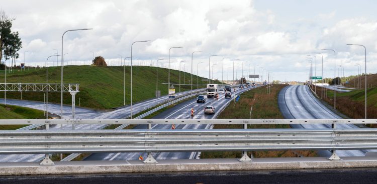 Zdjęcie archiwalne. Chwaszczyno, budowa Obwodnicy Metropolii Trójmiejskiej (fot. Anna Bobrowska / KFP)