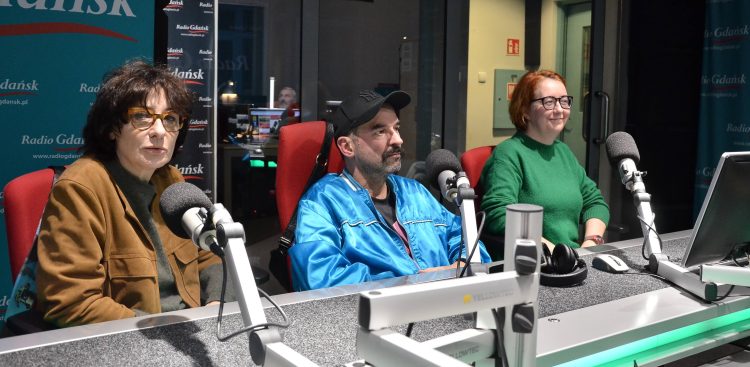 Od lewej: Joanna Cichocka-Gula, Marta Czarnecka, Pavko Krajka (fot. Radio Gdańsk/Piotr Puchalski)