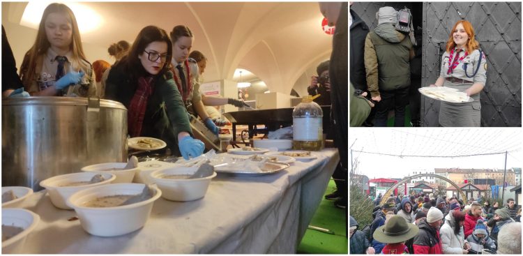 Gdańska wigilia dla osób potrzebujących 24.12.2024 r. (fot. Radio Gdańsk/Mateusz Czerwiński)