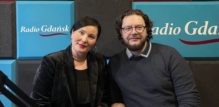 Monika Zenik-Krupień oraz Paweł Kamiński (fot. Radio Gdańsk)