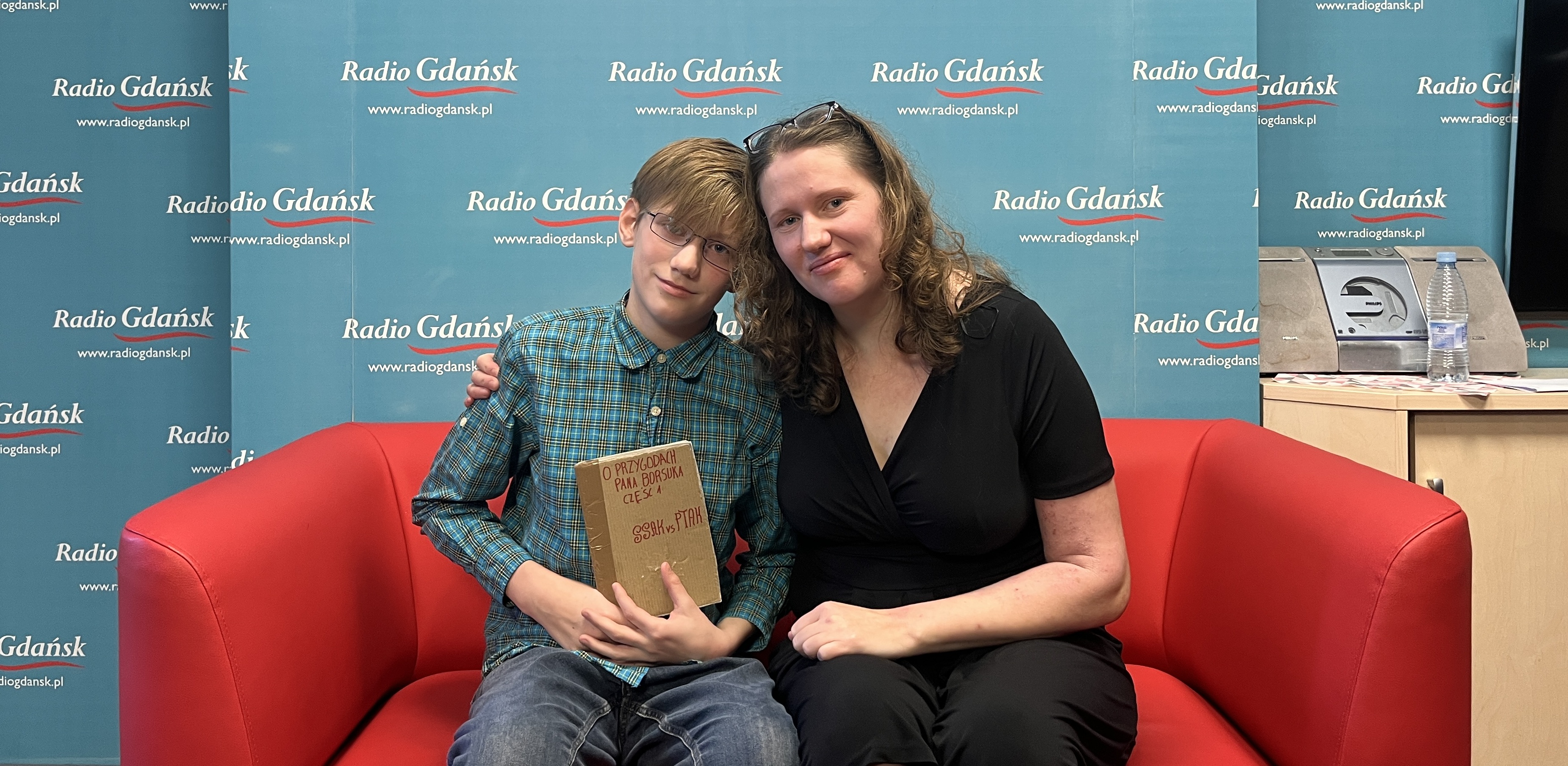 Joanna Świerczyńska z synem Michałem (fot. Radio Gdańsk/Magda Manasterska)