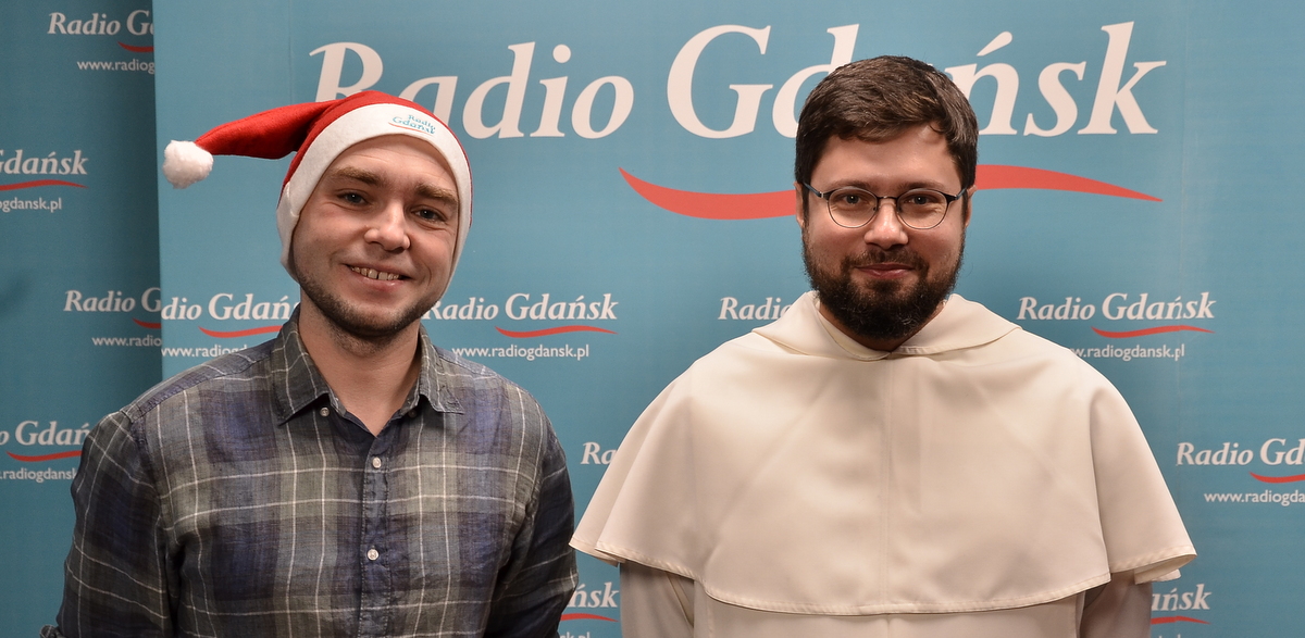 Kuba Kaługa i ojciec Michał Osek (fot. Radio Gdańsk/Adrian Kasprzycki)