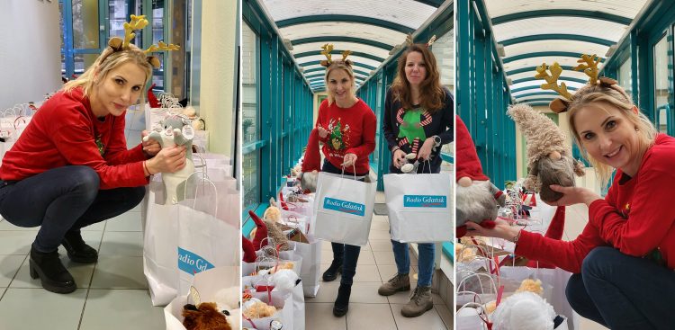 Mikołajki z Radiem Gdańsk w szpitalach (fot. Radio Gdańsk/Katarzyna Hirsz)