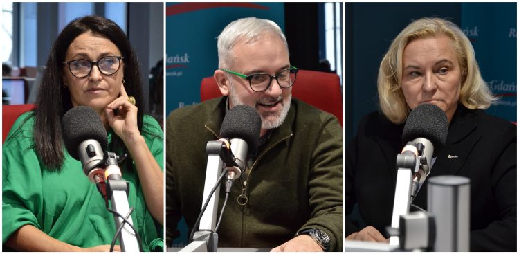 Izabela Grajek-Czabajska, Robert Raszczyk, Marta Chełkowska (fot. Radio Gdańsk)
