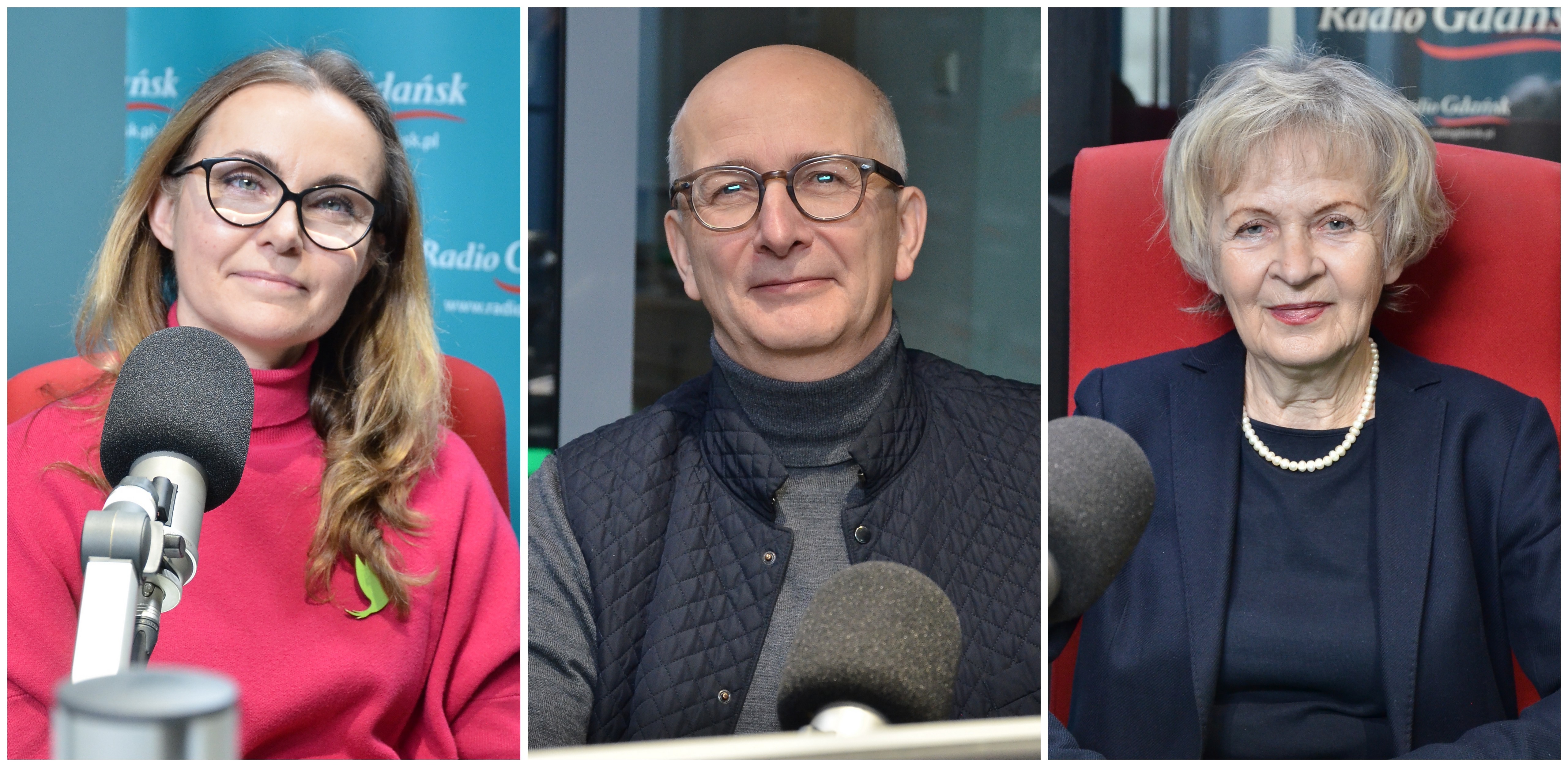 Magdalena Wójtowicz, Piotr Urbańczyk, Anna Zielińska-Głębocka (fot. Radio Gdańsk/Michał Pacześniak)