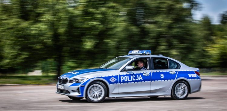 Zdjęcie archiwalne. Oficjalne przedstawienie pomorskiego Zespołu SPEED - grupy policjantów ruchu drogowego do zadań specjalnych. 19.07.2019 r (fot. Krzysztof Mystkowski / KFP)