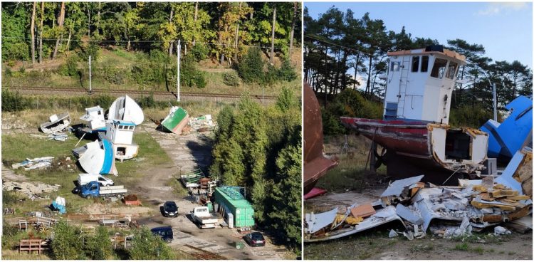 Właściciel posesji nie miał pozwolenia na prowadzenie tego typu działalności (fot. WIOŚ Gdańsk)