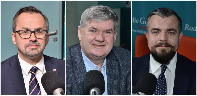 Marcin Horała, Kazimierz Plocke, Michał Urbaniak (fot. Radio Gdańsk/Adrian Kasprzycki)