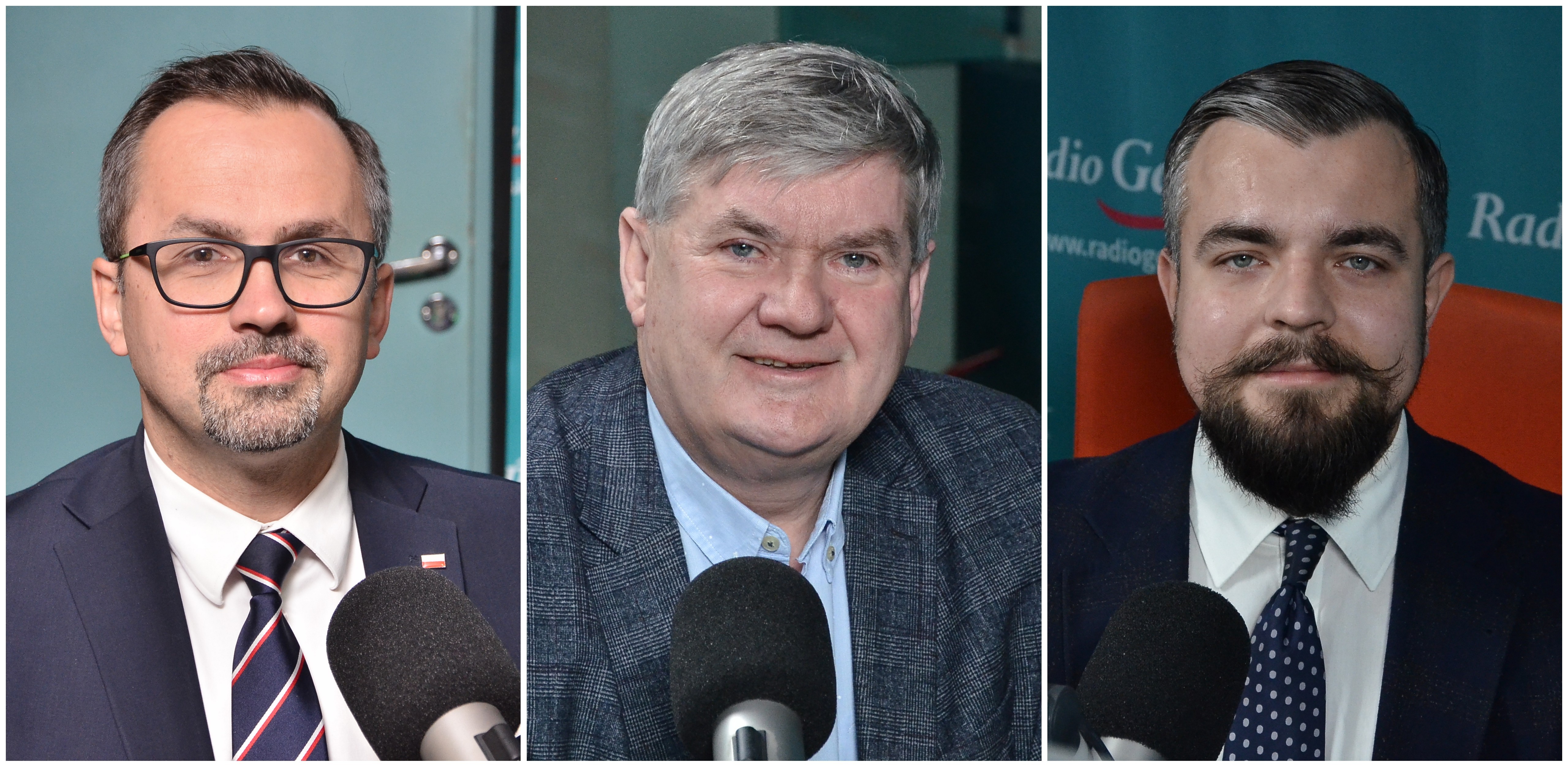 Marcin Horała, Kazimierz Plocke, Michał Urbaniak (fot. Radio Gdańsk/Adrian Kasprzycki)