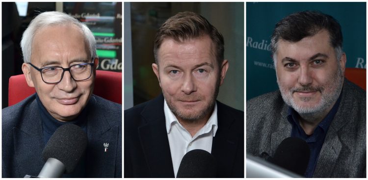 Kazimierz Smoliński, Ryszard Świlski, Artur Dziambor (fot. Radio Gdańsk/Adrian Kasprzycki)
