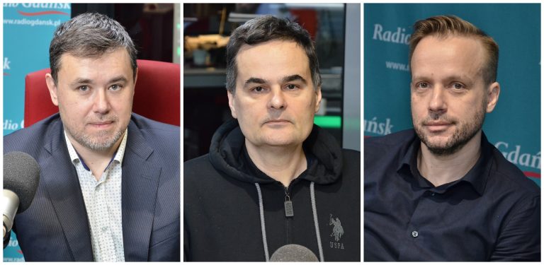 Piotr Beniuszys, Krzysztof Katka, Piotr Olejarczyk (fot. Radio Gdańsk/Adrian Kasprzycki)