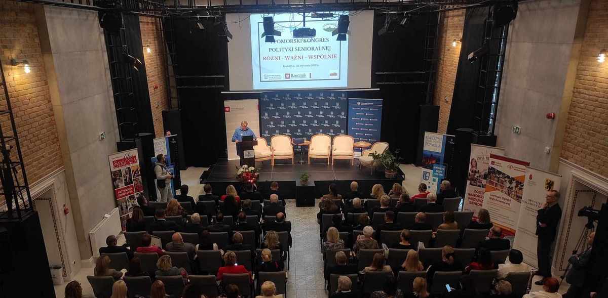 W Kwidzynie odbył się pierwszy Pomorski Kongres Senioralny (fot. Radio Gdańsk/Mateusz Czerwiński)